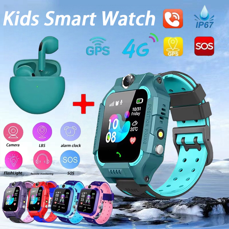 Smartwatch Watches For Boys - Sos-子供用SIMカード付きスマートウォッチ,防水スマートウォッチ,ip67,リモート写真,iOS, Android,子供向けギフト,新品