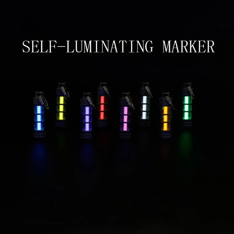 Tritium Gas Tube - チタン合金発光夜間信号灯屋外 EDC 発光 3.5*25 ミリメートル蛍光管自己発光キーチェーン betalight