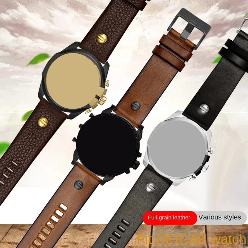 ディーゼル用レザーストラップdz7257 dz4323 dz - Watch Esim のレビューと価格