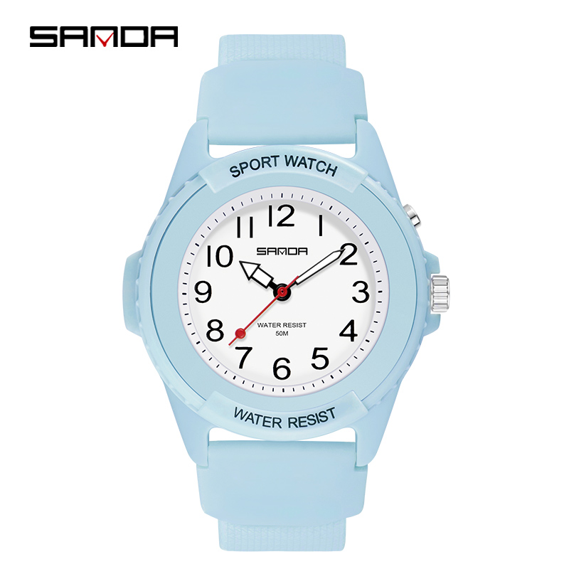 SANDA 6018 新ファッション子供用腕時計スポーツアナ - Waterproof Diving Watch のレビューと価格