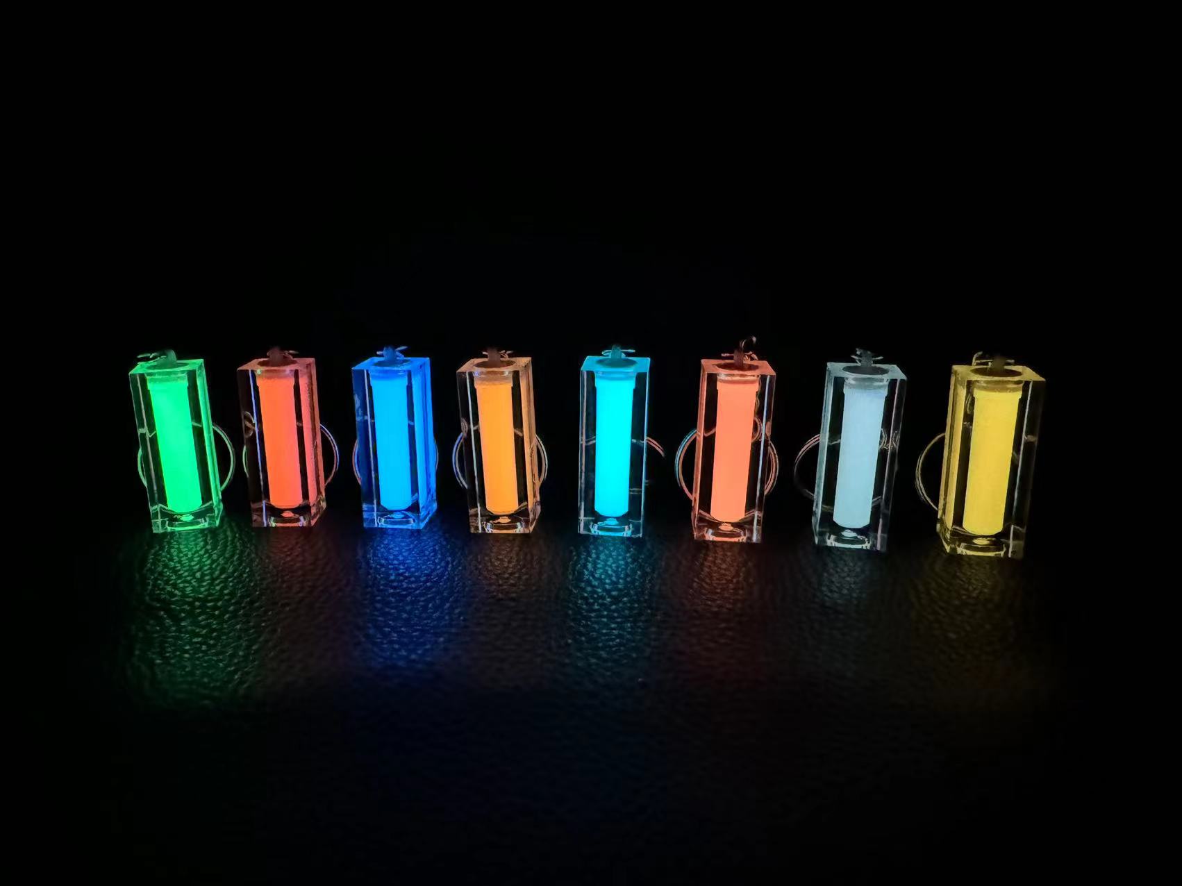 ナイトグローペンダントキーバッグ、無トリチウムガスパイプアク - Tritium Gas Tube のレビューと価格