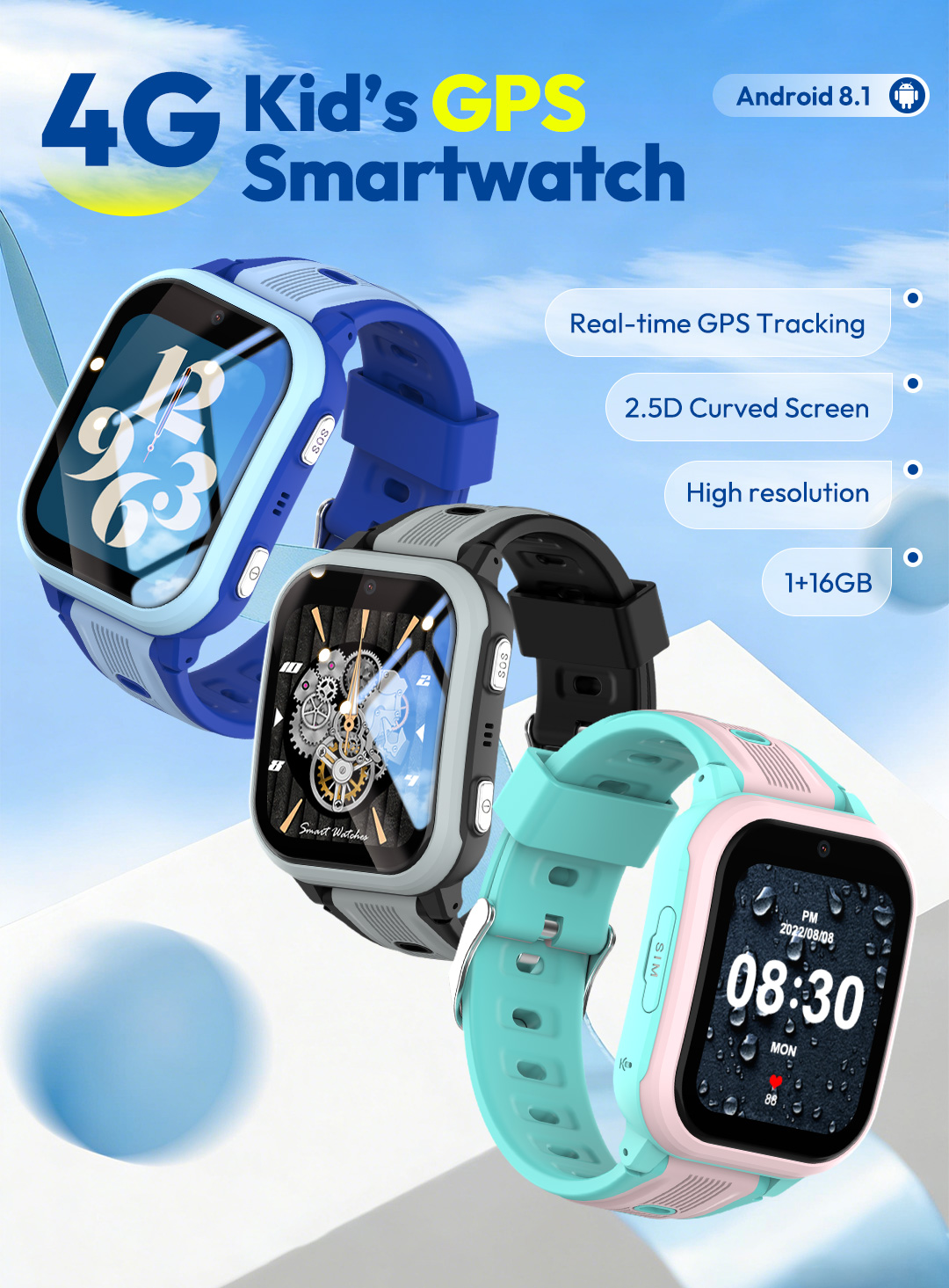 Wonlex 4G キッズスマートウォッチ KT41 GPS - Smartwatch Watches For Boys のレビューと価格