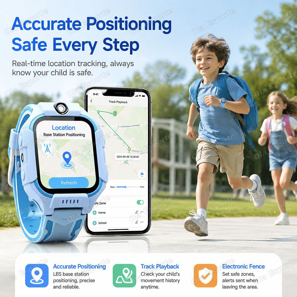 2027年新型 2G/5G キッズスマートウォッチ GPS位 - Smartwatch Watches For Boys のレビューと価格