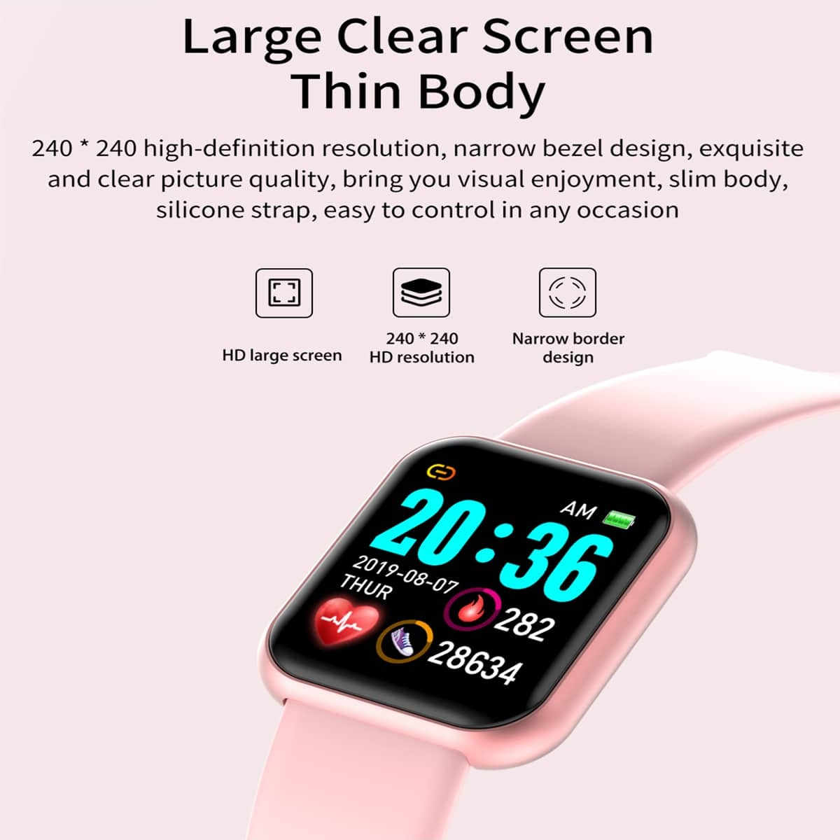 男性と女性のためのスマートウォッチ、音楽制御付きスマートウォ - Smartwatch Watches For Boys のレビューと価格