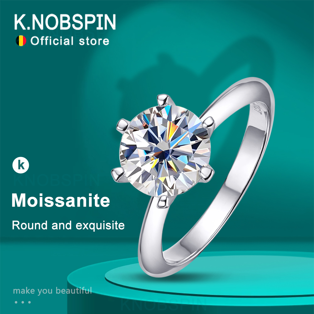 KNOBSPIN D VVS モアッサナイトリング女性用 6 - Vs Smartwatch のレビューと価格
