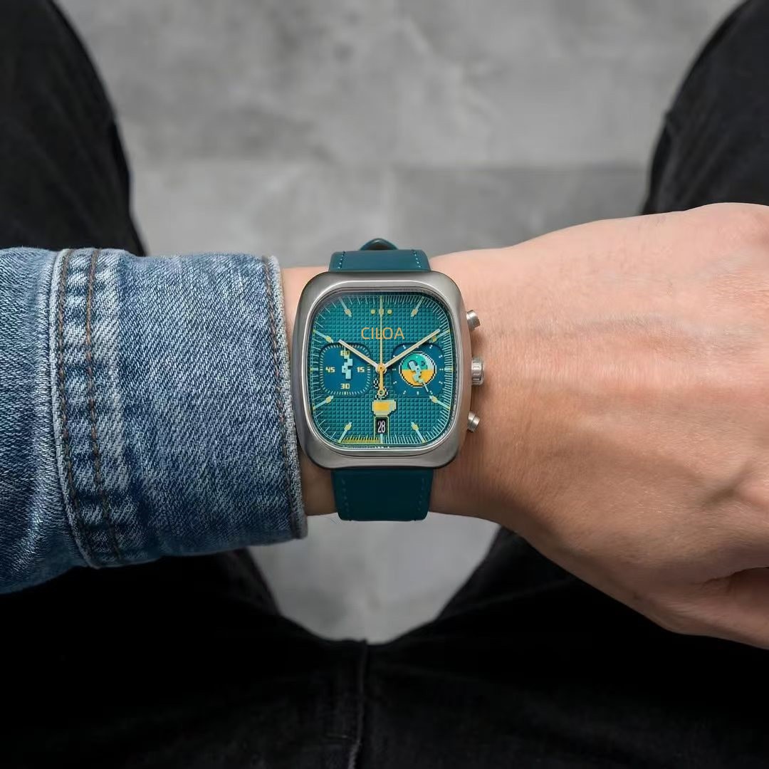 CILOA クラシック レトロ スクエア クロノグラフ メン - Smartwatch Square Watches For Men のレビューと価格