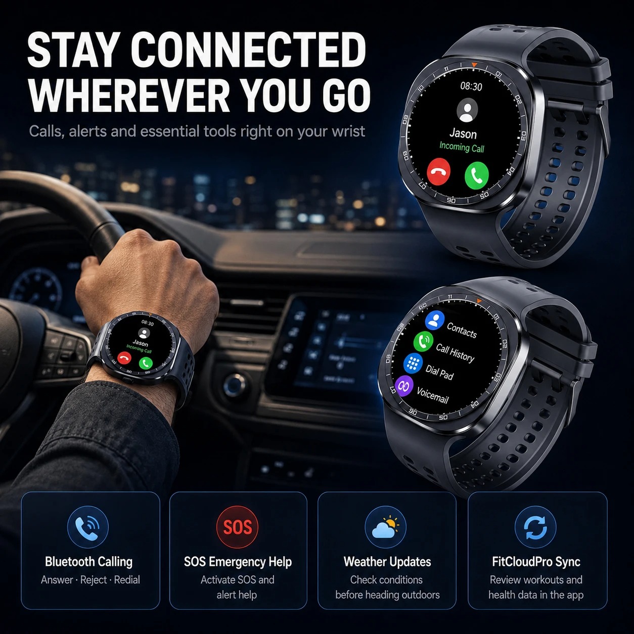 2026年型 新型スマートウォッチ「Ultra 2」。男性向 - Hybrid Smartwatch のレビューと価格