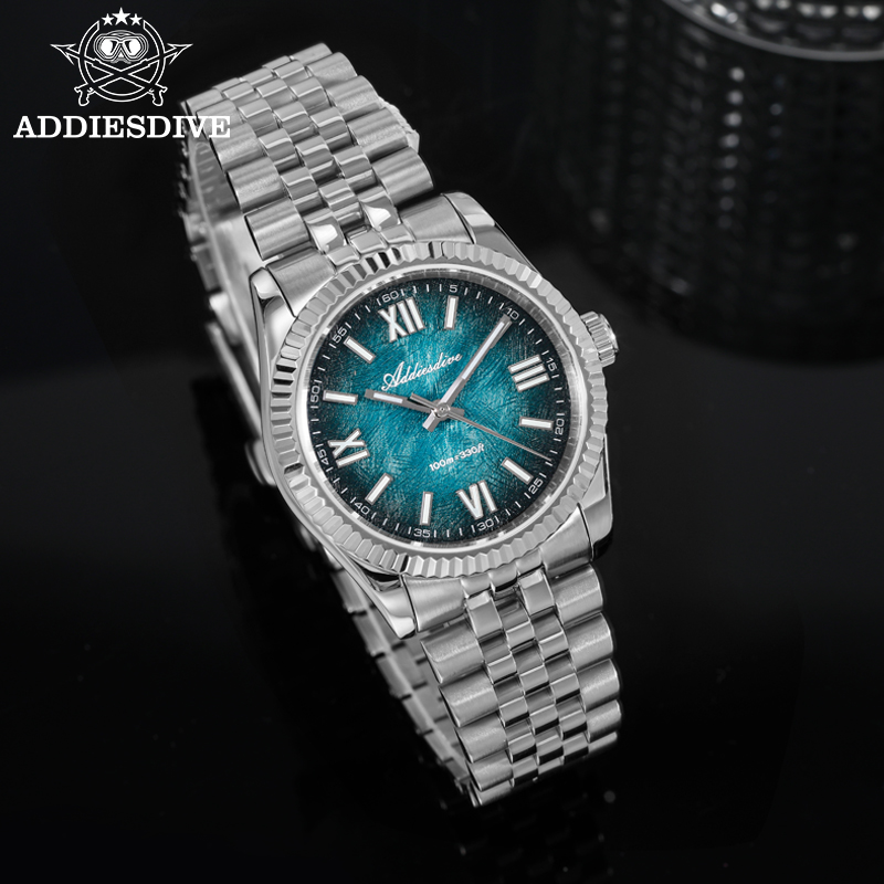 ADDIESDIVE エレガントな女性用腕時計高級サファイア - Waterproof Diving Watch のレビューと価格
