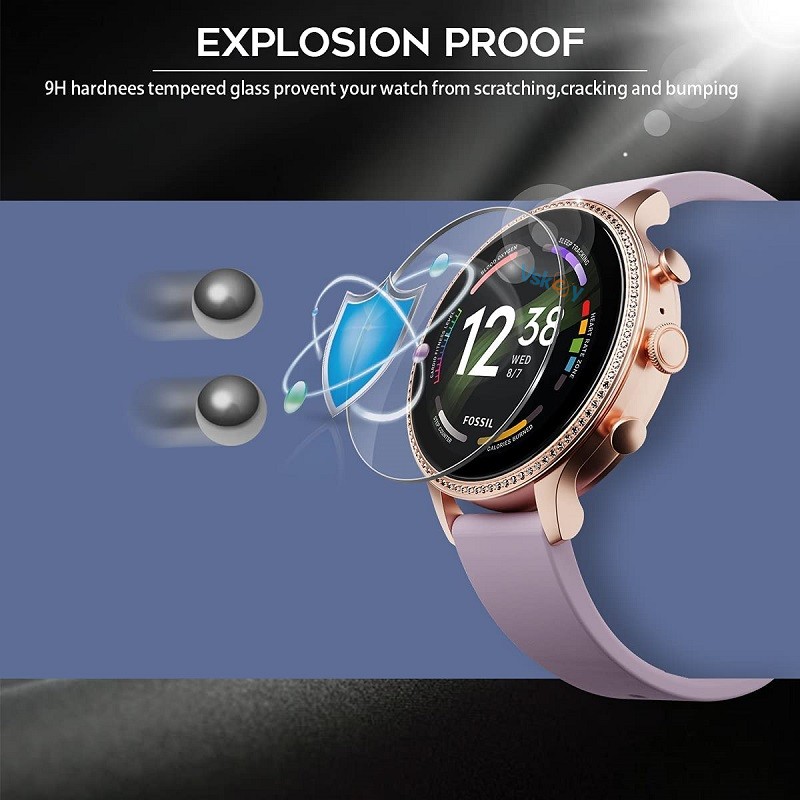 スマートウォッチスクリーンプロテクター、強化ガラス保護フィル - Hybrid Smartwatch のレビューと価格