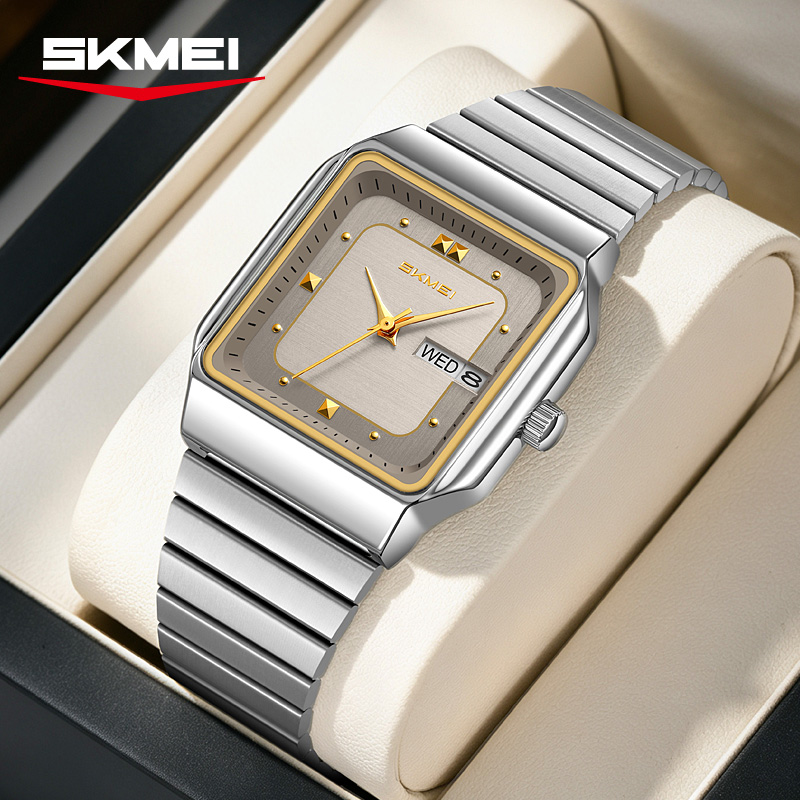 SKMEI 9414：スタイリッシュなデザインのメンズ腕時計 - Smartwatch Square Watches For Men のレビューと価格