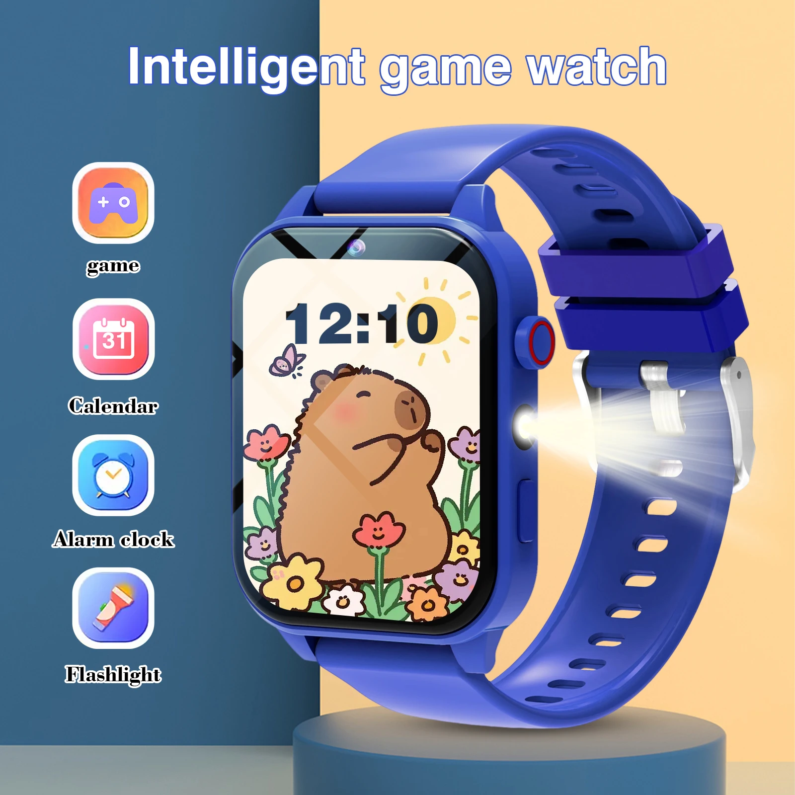キッズスマートウォッチ 18 ゲーム カメラ 防水 懐中電灯 - Smartwatch Watches For Boys のレビューと価格