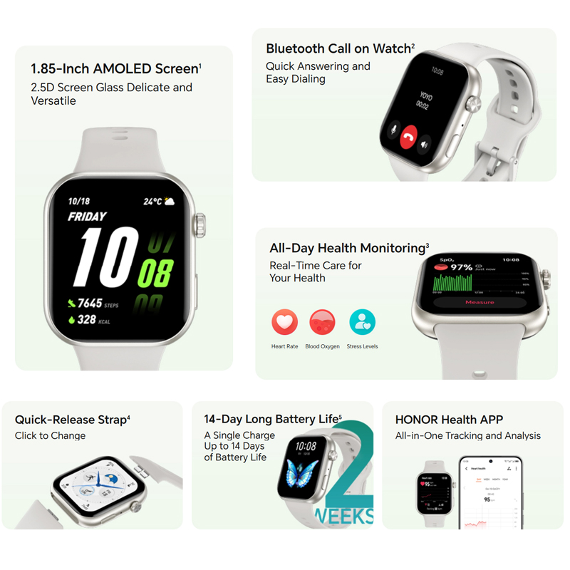 HONOR CHOICE Watch 2i グローバルバージ - Watch Esim のレビューと価格