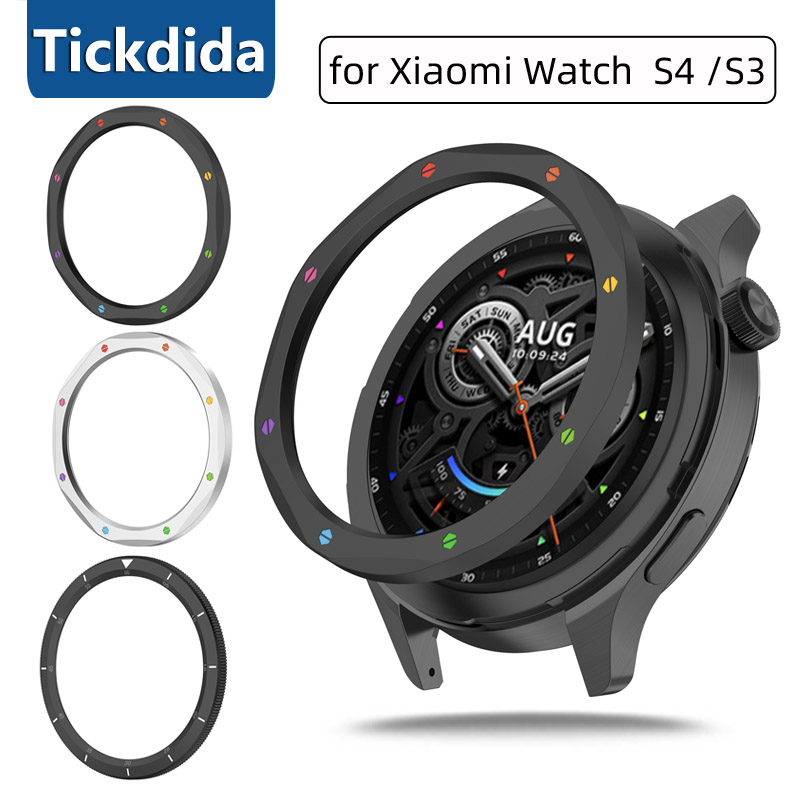 Xiaomi Watch用の金属製ベゼル付きケース,時計用の - Watch Esim のレビューと価格