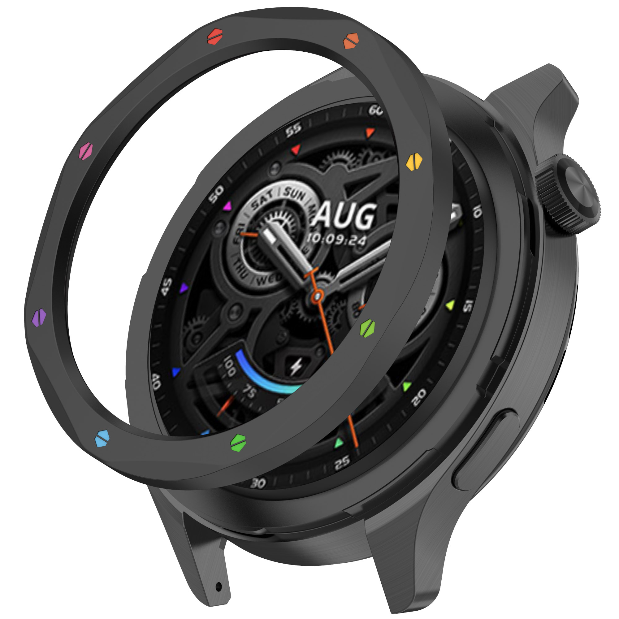 Xiaomi Watch用の金属製ベゼル付きケース,時計用の - Watch Esim のレビューと価格