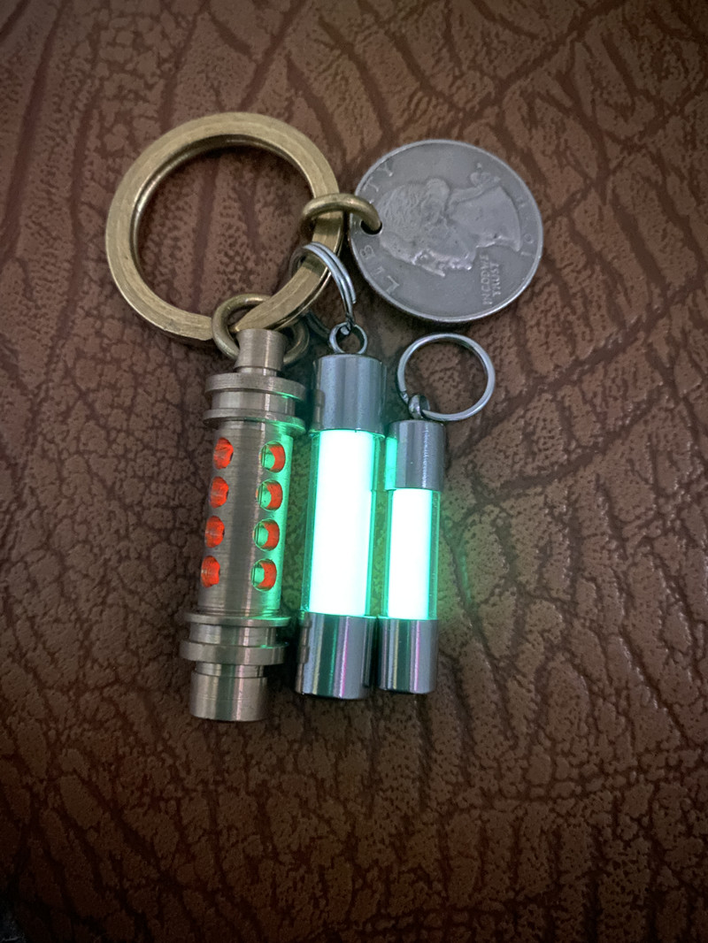 照明付きガラスペンダント,バッグペンダント,トリチウム管なし - Tritium Gas Tube のレビューと価格