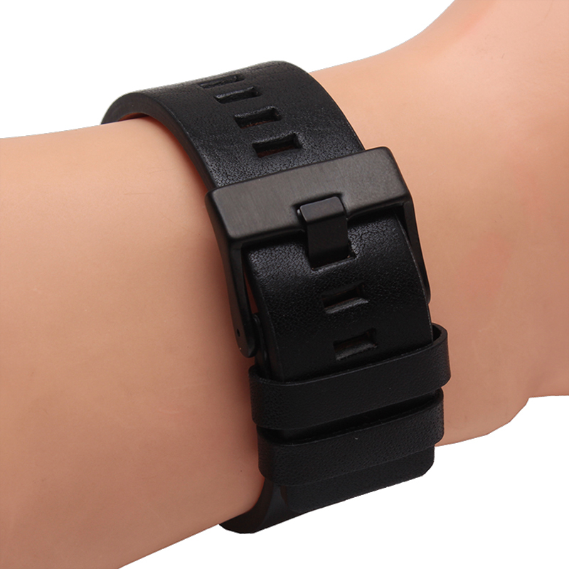ディーゼル本革ストラップブレスレット DZ7311 DZ73 - Watch Esim のレビューと価格