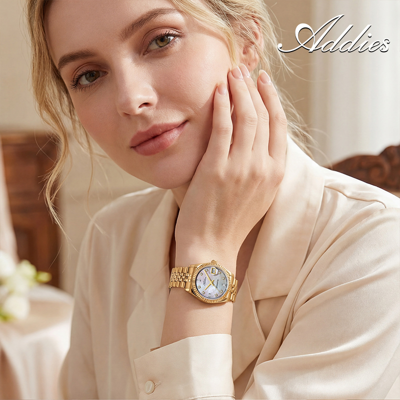 ADDIES 585 クォーツ女性用腕時計サファイアガラス  - Waterproof Diving Watch のレビューと価格