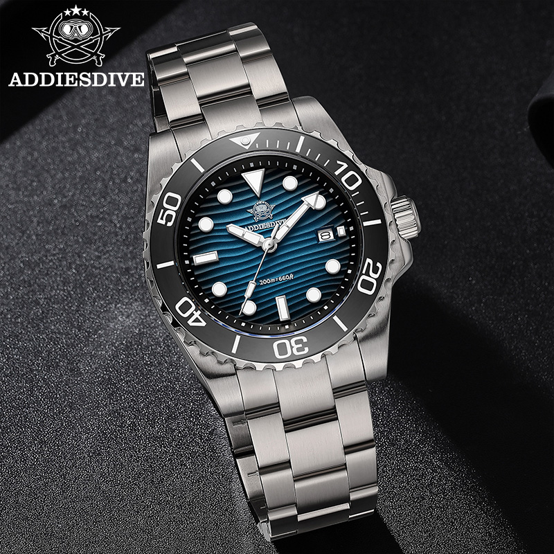 ADDIESDIVE メンズ 2115 クォーツ時計 サンド - Waterproof Diving Watch のレビューと価格