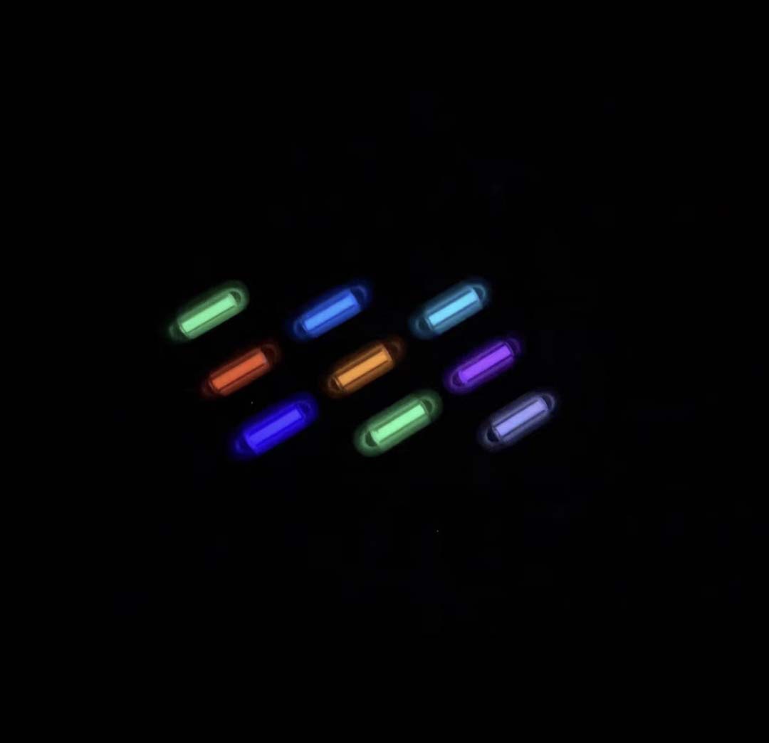 小さなガラス管照明緊急灯、gyro diy mod、8パック - Tritium Gas Tube のレビューと価格