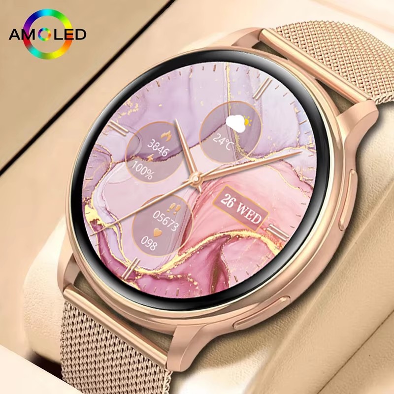 スマートフル円形ファッションウォッチ Bluetooth 通 - Smartwatch Timex Watches For Women のレビューと価格